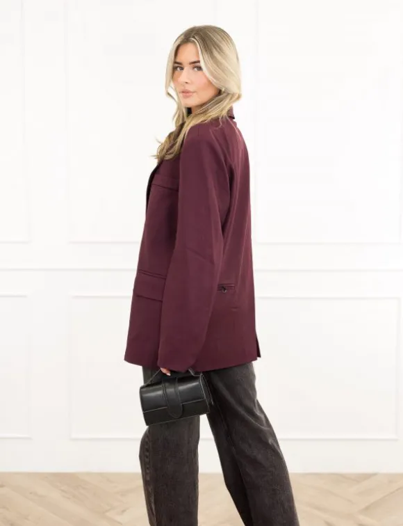 Tessa blazer bordeaux rood