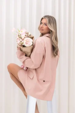 Tessa blazer roze