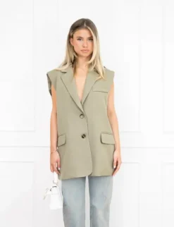 Tessa gilet mint groen