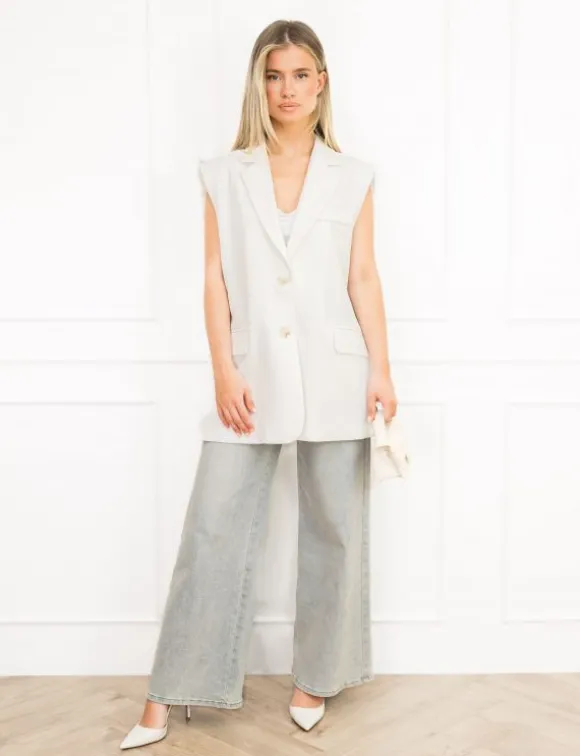 Tessa gilet off white