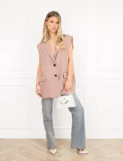 Tessa gilet roze