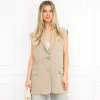 Tessa gilet taupe