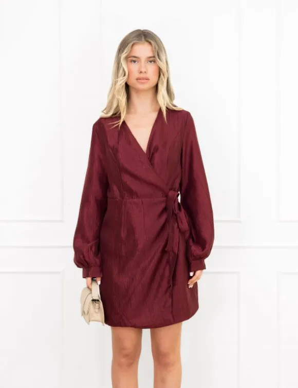 Valerie jurk bordeaux