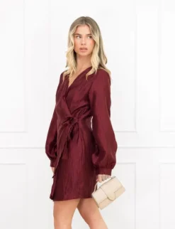 Valerie jurk bordeaux