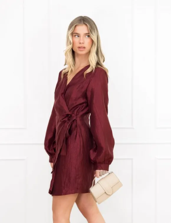 Valerie jurk bordeaux