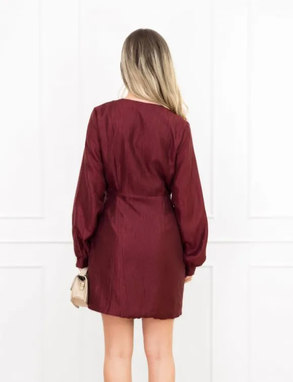 Valerie jurk bordeaux
