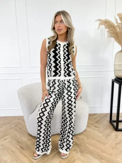 Veda crochet wide leg