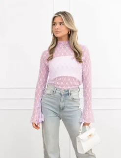 Veerle top lila