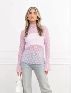 Veerle top lila