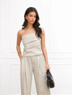 Vera bandeau top beige