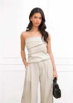 Vera bandeau top beige