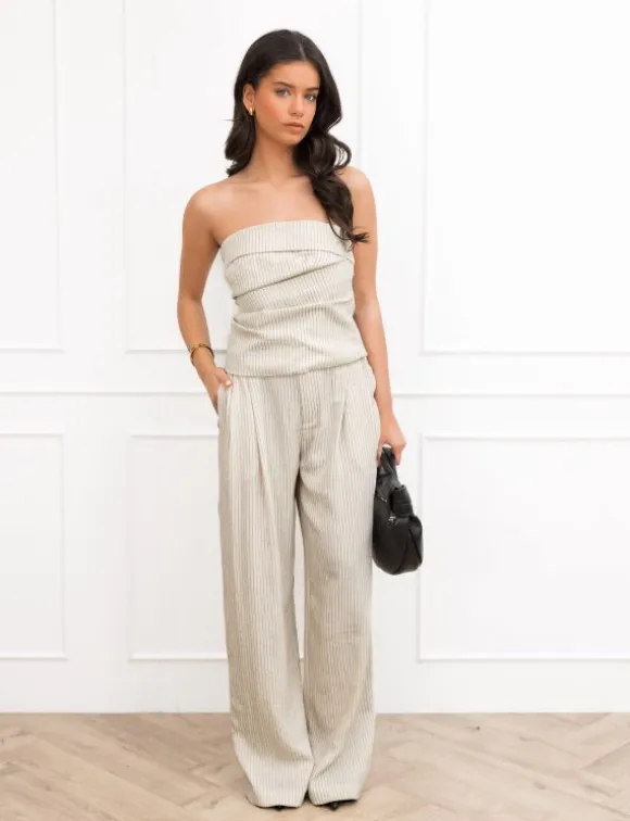 Vera bandeau top beige