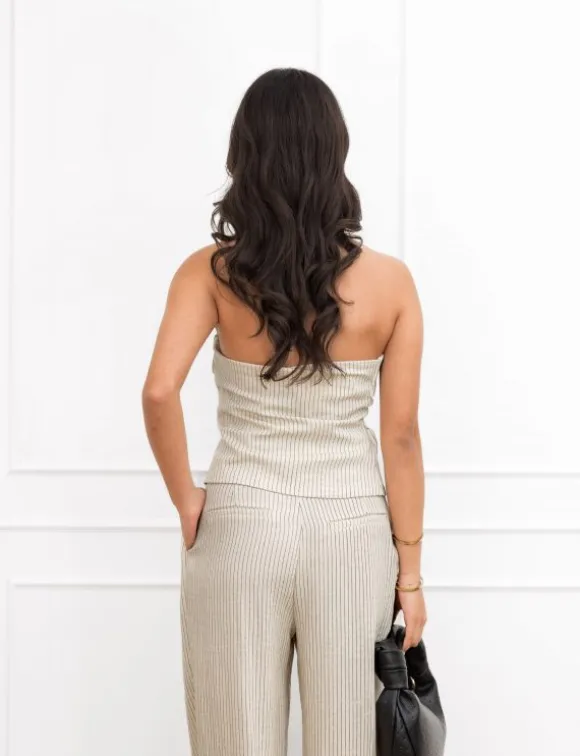Vera bandeau top beige