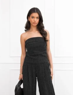 Vera bandeau top zwart