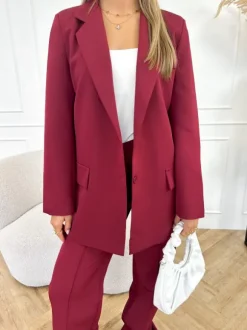 Willemijn blazer bordeaux