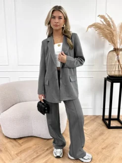 Willemijn blazer grijs