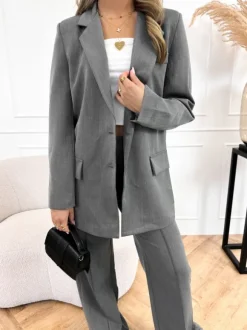 Willemijn blazer grijs
