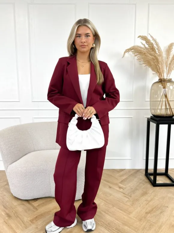 Willemijn pantalon bordeaux