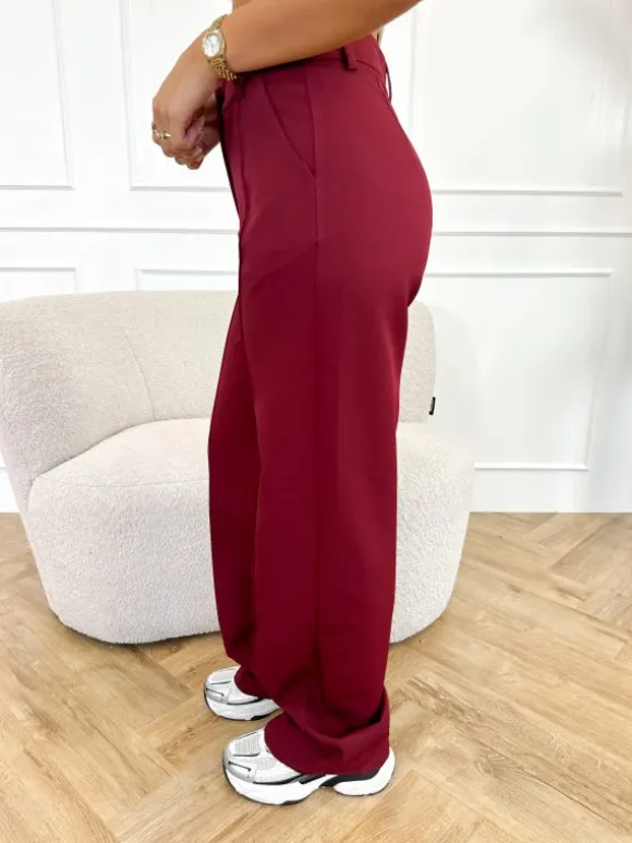 Willemijn pantalon bordeaux