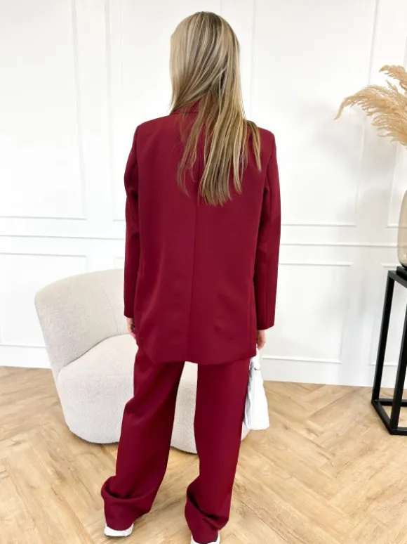 Willemijn pantalon bordeaux