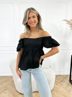 Xana top zwart