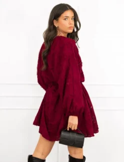 Yael jurk bordeaux