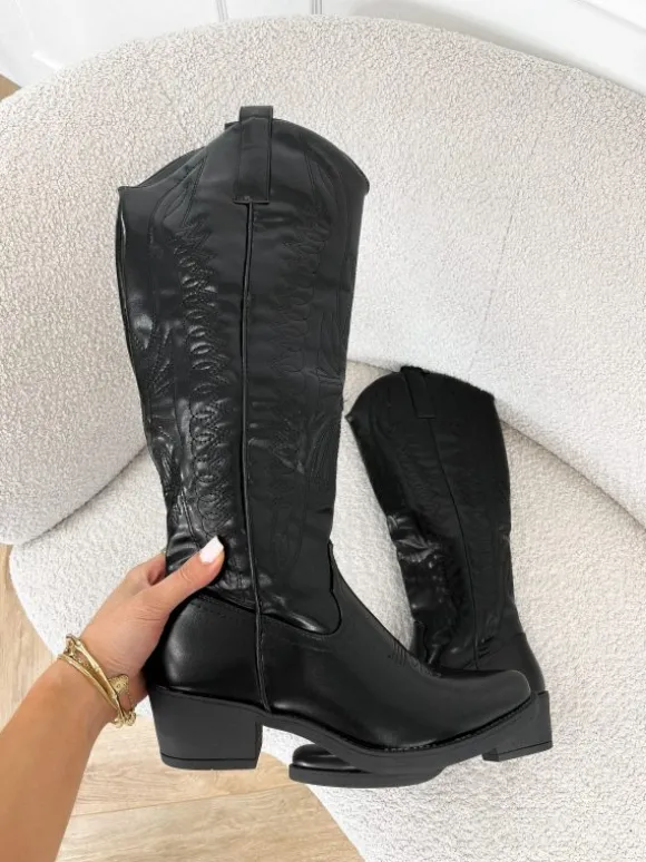 Yaraa western boots black