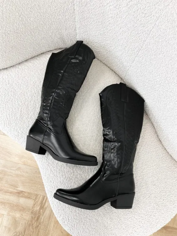 Yaraa western boots black