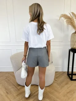 Yaren skort grijs