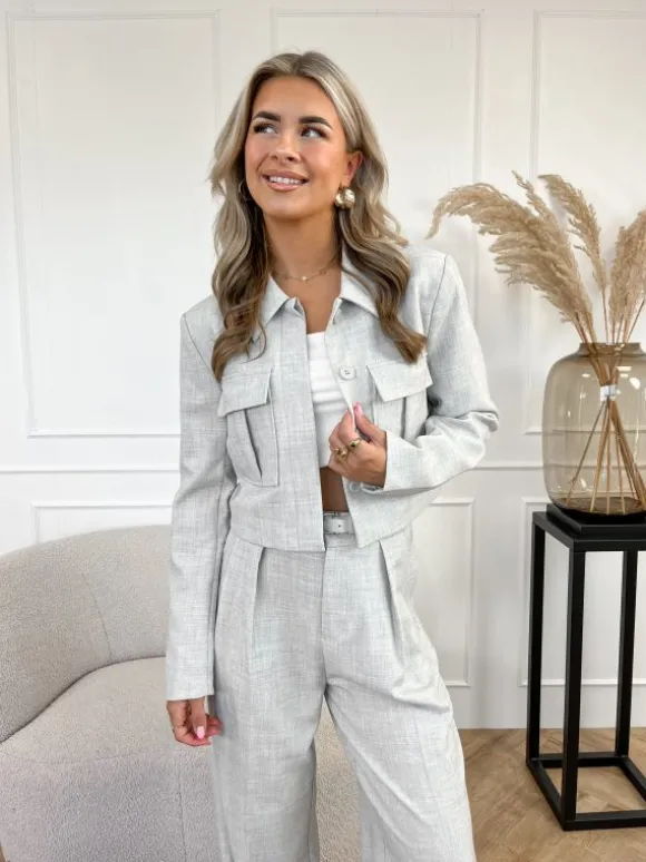 Ylva jasje licht grijs