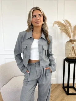 Ylva pantalon grijs