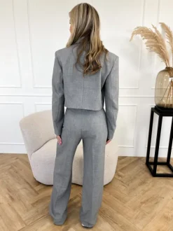Ylva pantalon grijs