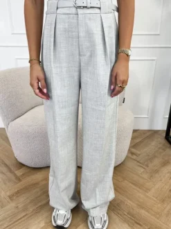 Ylva pantalon licht grijs
