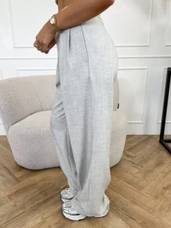 Ylva pantalon licht grijs