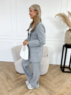 Yoni blazer grijs