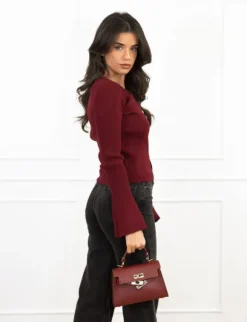 Yua top bordeaux