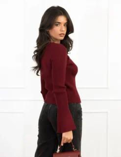 Yua top bordeaux